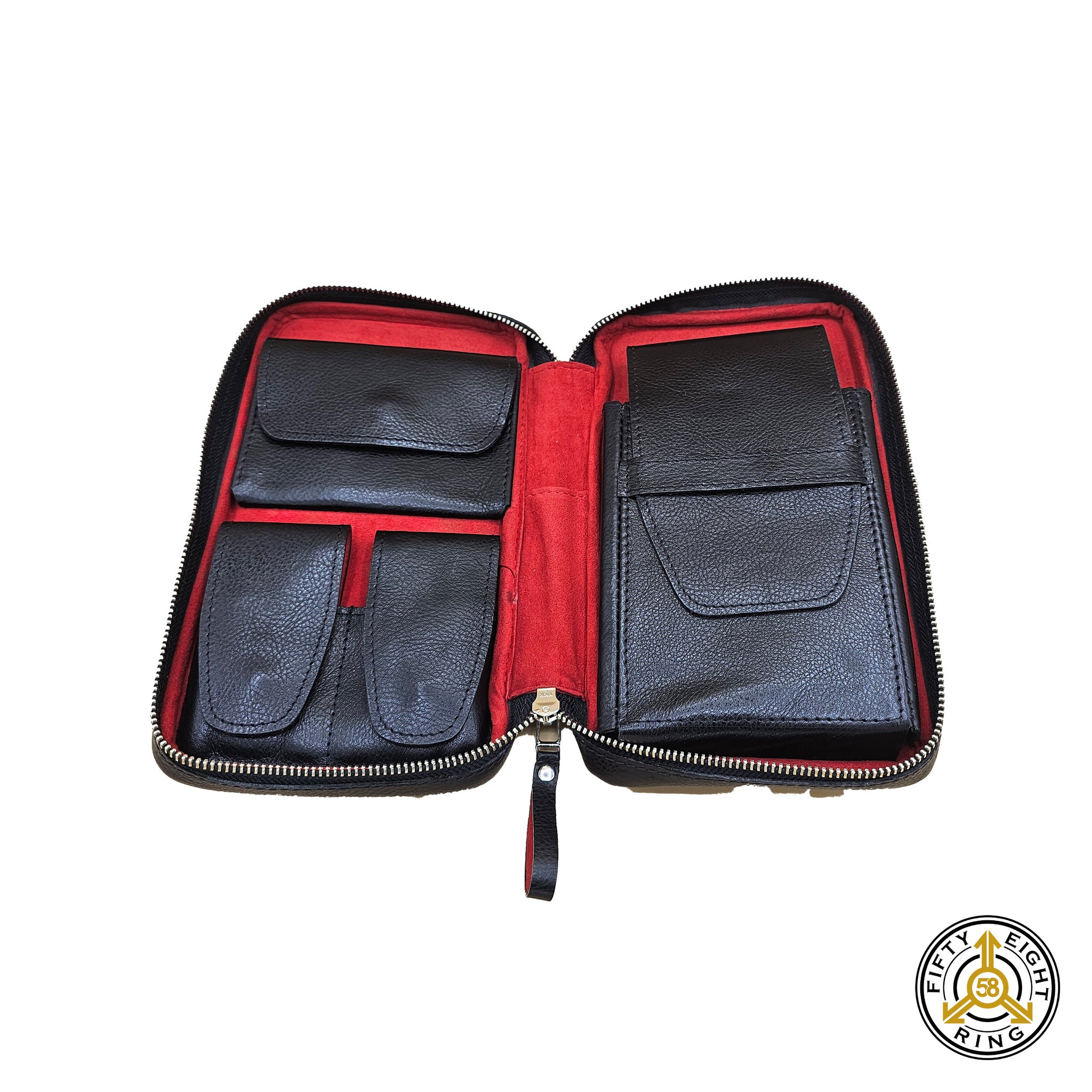 PeterJames Leather Case - Black Dragon – 58 Ring Inc.
